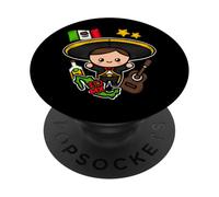 Fiesta Mexican Mariachi Latinx Cinco de Mayo Mexico Souvenir PopSockets PopGrip Adhesivo