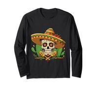 Fiesta Mexicana La Independencia México Día Orgulloso Mexicano Manga Larga