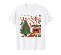 Fiesta navideña del árbol de Navidad It's The Most Wonderful Time Camiseta