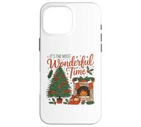 Fiesta navideña del árbol de Navidad It's The Most Wonderful Time Carcasa para iPhone 16 Pro MAX