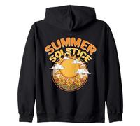 Fiesta pagana del solsticio de Verano Litha Midsommar Festival Sudadera con Capucha