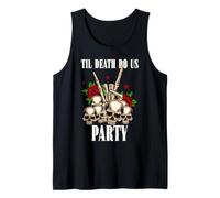 Fiesta Retro de Despedida de Soltera hasta Que la Muerte Nos Haga una Fiesta Camiseta sin Mangas