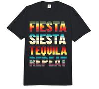 Fiesta Siesta Tequila Repeat Serape Patrón Comfort Colors Adult Heavyweight T-Shirt