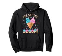 Fiesta temática de Helado de revelación de género I've Got The Scoop Sudadera con Capucha