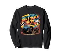 Fiesta temática Genial de Monster Truck Birthday Boy Sudadera