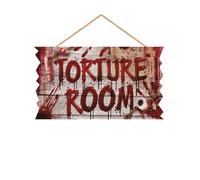 Fiestas Chare-Decoración plato Torture Room (35x20)