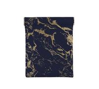 Fiestas de mármol Dorado Azul Marino, Squeeze Top Wallet Bolsa de Almacenamiento para Mujer Monedero pequeño Bolsa de Cambio
