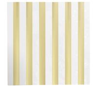 FIESTAS GUIRCA | 12 Servilletas Gold Desechables (16x16 cm) - Decoración de Mesa para Fiestas de Cumpleaños o Año Nuevo - Ideal para Eventos y Festividades - Oro