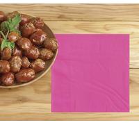 FIESTAS GUIRCA | 20 Servilletas Desechables (16x16 cm) - Decoración de Mesa para Fiestas de Graduación y Celebraciones - Ideal para Eventos de Verano y Fiestas Temáticas - Rosa