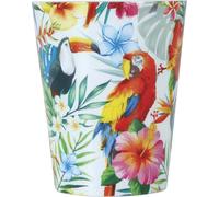 FIESTAS GUIRCA | 3 Chupitos Exotic Desechables (5x6 cm) - Decoración de Mesa para Fiestas de Verano y Graduación - Ideal para Celebraciones Hawaianas y Tropicales - Multicolor