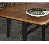FIESTAS GUIRCA | 6 Platos Desechables de 50 Años (23 cm) - Decoración de Mesa para Fiestas y Celebraciones - Ideal para Eventos de Aniversario y Fiestas - Negro, Oro, Blanco