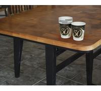 FIESTAS GUIRCA | 6 Vasos Desechables de 50 Años (240 ml) (9 cm) - Decoración de Mesa para Fiestas - Ideal para Celebraciones de 50 Años y Eventos - Negro, Oro, Blanco