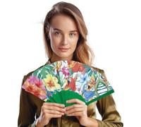 FIESTAS GUIRCA Abanico Hawai Hibiscos