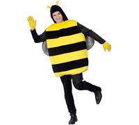 FIESTAS GUIRCA Abejita Divertido Disfraz Hombre o Mujer - Disfraz Comedia Disfraz Hombre & Mujer Talla S 46-48