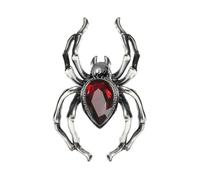 FIESTAS GUIRCA | Anillo Araña Plata (Talla Única) - Joya de Disfraz para Halloween y Fiestas de Terror - Accesorio Ideal para Mujeres Adultas - Plata