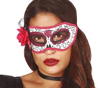 FIESTAS GUIRCA Antifaz Rosa Dia DE LOS Muertos