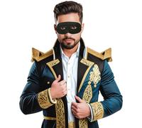 FIESTAS GUIRCA Antifaz Venecia Colombina seda negro