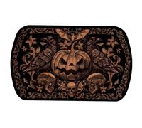 FIESTAS GUIRCA | Bandeja Calabaza Gótica (39x24 cm) - Decoración de Mesa Reutilizable para Fiestas de Halloween Terroríficas - Ideal para Eventos de Miedo - Multicolor