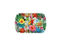 Fiestas Guirca – Bandeja Hawaii reutilizable 39x24 cm – Decoración de mesa multicolor