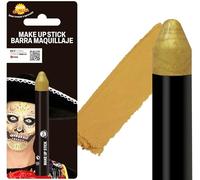 FIESTAS GUIRCA | Barra de Maquillaje Oro (10g) - Pintura Facial para Disfraces de Halloween, Carnaval y Fiestas Temáticas - Ideal para Todos los Usuarios - Oro