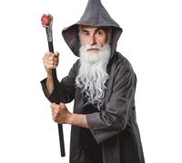 FIESTAS GUIRCA | Bastón Garra Desmontable (78 cm) - Arma Blanca de Juguete para Disfraces Medievales y Fiestas de Fantasía - Accesorio Ideal para Halloween - Todos los Usuarios - Negro Plata