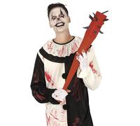 FIESTAS GUIRCA | Bate con Clavos (73 cm) - Arma Blanca de Juguete para Disfraz de Halloween y Fiestas de Terror - Ideal para Disfraces de Niños y Adultos- Beis