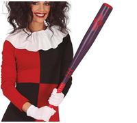 FIESTAS GUIRCA | Bate Dangerous de Mentira para Disfraz (75 cm) - Accesorio para Superhéroes Villanos Halloween Mr. Smile Cosplay Oktoberfest Fiesta Adulto Infantil - Morado