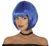 FIESTAS GUIRCA Blue Bob Wig 100 GR. - Bag