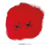 Fiestas Guirca Bolsa de telarañas 60 g, color rojo