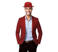 FIESTAS GUIRCA Bombín de Lujo Colores Brillantes Talla única para Todos