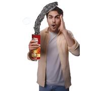 FIESTAS GUIRCA | Bote de Patatas con Sorpresa (20 cm) - Accesorio de Broma para Fiestas y Celebraciones - Ideal para Halloween, Carnaval y Eventos Divertidos - Para Todos los Usuarios - Multicolor