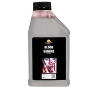 FIESTAS GUIRCA | Bote de Sangre Falsa (475 ml) - Maquillaje de Halloween para Disfraces y Decoración - Ideal para Fiestas Temáticas, Carnaval y Eventos de Terror - Pintura de Sangre Falsa- Rojo