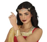 FIESTAS GUIRCA | Brazalete Serpiente Metálico Oro - Joya para Disfraz de Diosa Romana o Griega - Accesorio Ideal para Fiestas de Disfraces y Celebraciones - Mujer Adulta - Oro