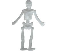 FIESTAS GUIRCA | Caja 24 Esqueletos Elásticos (10 cm) - Decoración de Halloween y Fiestas de Truco o Trato - Ideal para Celebraciones Temáticas de Esqueletos y Eventos Divertidos - Multicolor