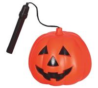 FIESTAS GUIRCA | Calabaza Farol Halloween (10 cm) - Accesorio Decorativo Truco o Trato para Fiesta Infantil y Adulto - Decoración de Mesa y Ambientación de Halloween y Oktoberfest - Naranja