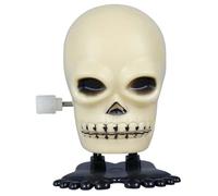 FIESTAS GUIRCA | Calavera a Cuerda (5 cm) - Accesorio Decorativo para Truco o Trato, Fiesta de Esqueletos, Halloween, Día de Muertos, Oktoberfest, Celebraciones - Adulto Infantil - Beige