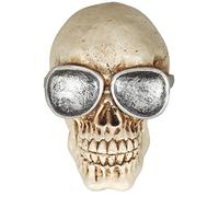 FIESTAS GUIRCA Calavera con Gafas Resina 11 CMS.