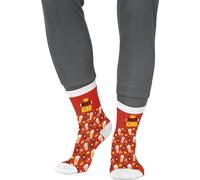 FIESTAS GUIRCA | Calcetines Beer King Multicolor (42-48) - Accesorio Textil para Disfraces de Fiesta y Celebraciones - Ideal para Adultos Unisex - Perfecto para Carnaval y Halloween - Multicolor