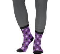 FIESTAS GUIRCA | Calcetines Halloween Arañas (37-41) - Medias Divertidas para Fiestas de Disfraces y Celebraciones - Accesorio Ideal para Halloween y Carnaval - Unisex - Multicolor