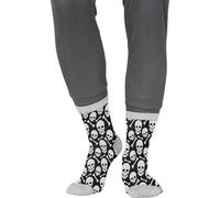 FIESTAS GUIRCA | Calcetines Halloween Calavera (22-28) - Accesorio Textil para Disfraces de Esqueleto y Fiestas de Terror - Ideal para Halloween y Carnaval - Para Niños y Adultos - Multicolor