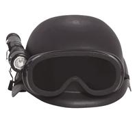 FIESTAS GUIRCA Casco ANTIDISTURBIOS INF. con Linterna