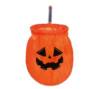 FIESTAS GUIRCA | Cesta Calabaza (50cm) - Accesorio para Halloween - Ideal para Recolectar Dulces en Celebraciones - Para Niños y Adultos - Naranja