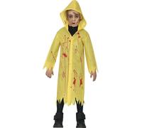 FIESTAS GUIRCA Chubasquero ENSANGRENTADO Disfraz de Halloween Infantil Edad 7-9 años