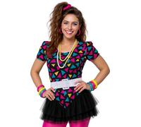 FIESTAS GUIRCA | Cinturón Blanco - Accesorio de Disfraz para Fiestas Temáticas de los Años '60 y '70 - Ideal para Halloween, Carnaval y Celebraciones Retro - Adulto Unisex - Blanco