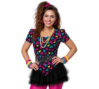 FIESTAS GUIRCA | Cinturón Disfraz Retro Adulto/Infantil - Negro | Ancho Especial | Hebilla Grande | Acabado Brillante | PVC Ligero | Carnaval, Halloween, Fiesta, Evento Temático
