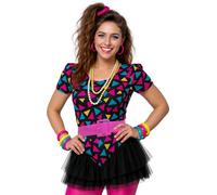 FIESTAS GUIRCA | Cinturón Rosa - Accesorio de Disfraz para Fiestas Temáticas de los Años '60 y '70 - Ideal para Halloween, Carnaval y Celebraciones Retro - Adulto Unisex - Rosa