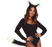 FIESTAS GUIRCA Cola Y Orejas Negras con Clip