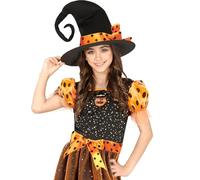 FIESTAS GUIRCA | Collar Calabaza con Leds (5 cm) - Accesorio Luminoso para Disfraz de Halloween, Truco o Trato, Fiesta Temática, Oktoberfest - Adulto Infantil - Naranja Negro