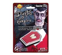 FIESTAS GUIRCA | Colmillos con Termoplástica para Adulto Unisex - Accesorio para Dientes de Disfraz de Vampiro y Monstruo - Ideal para Halloween y Fiestas Temáticas - Blanco