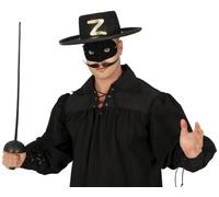 FIESTAS GUIRCA Conjunto antifaz y florete 63 cm. de El Zorro